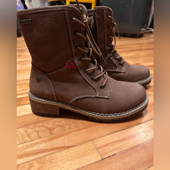 Josef Seibel 7.5 leather boots with faux fur inside - Picture 9 of 9